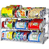 SimpleHouseware Stackable Can Rack Organizer, Chrome