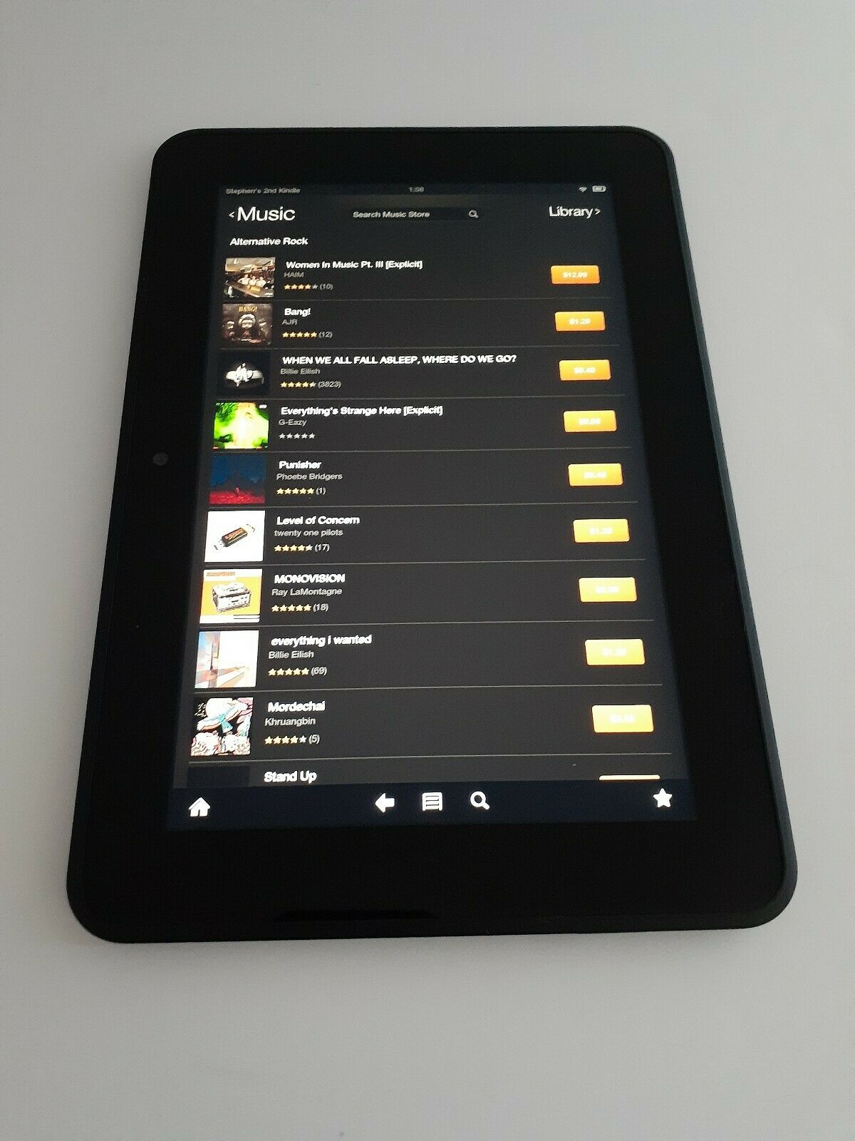 amazon kindle fire hd