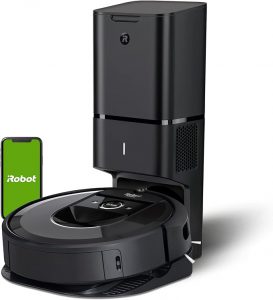 iRobot Roomba i7+ (7550) Robot Vacuum with Automatic Dirt Disposal - Empties Itself for up to 60 Days, Wi-Fi Connec